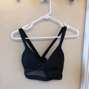 Black LuLulemon Sports Bra, size 6